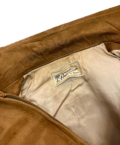 outerwear by sears（アウターウェアバイシアーズ）outerwear by sears (アウターウェアバイシアーズ) スウェードジャケット ブラウン サイズ:-の古着・服飾アイテム