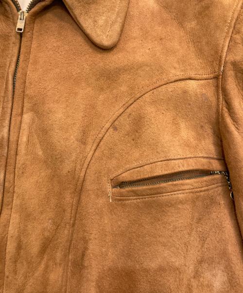 outerwear by sears（アウターウェアバイシアーズ）outerwear by sears (アウターウェアバイシアーズ) スウェードジャケット ブラウン サイズ:-の古着・服飾アイテム