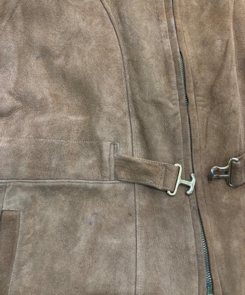 outerwear by sears（アウターウェアバイシアーズ）outerwear by sears (アウターウェアバイシアーズ) スウェードジャケット ブラウン サイズ:-の古着・服飾アイテム