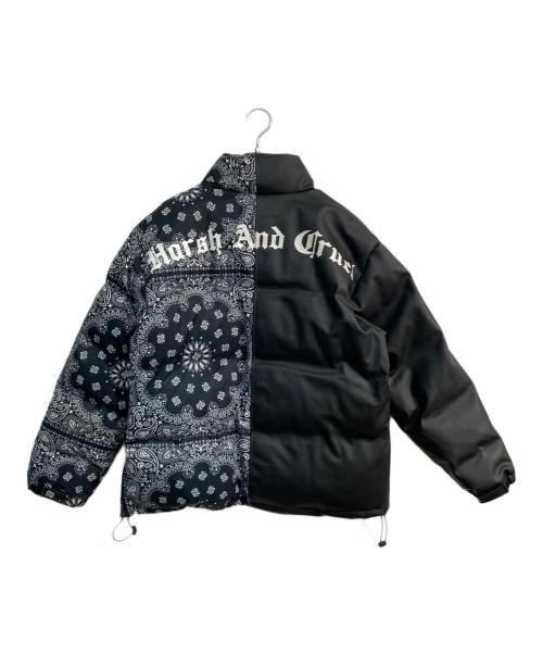 HARSH AND CRUEL（ハーシュアンドクルーエル）HARSH AND CRUEL (ハーシュアンドクルーエル) ペイズリー中綿ジャケット ブラック サイズ:Mの古着・服飾アイテム