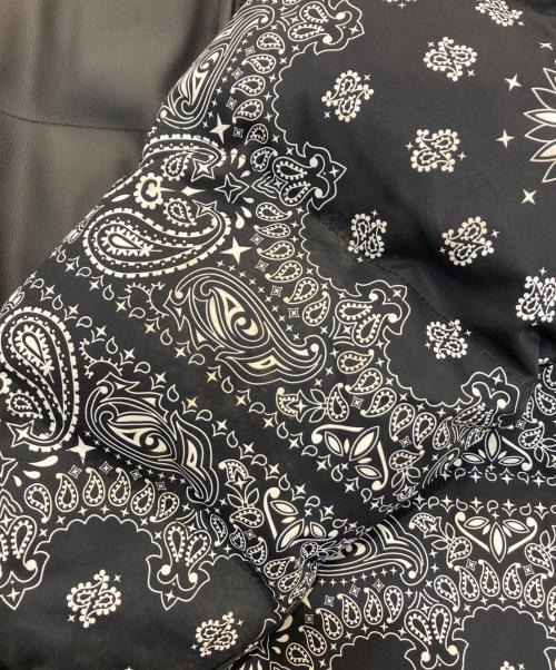 HARSH AND CRUEL（ハーシュアンドクルーエル）HARSH AND CRUEL (ハーシュアンドクルーエル) ペイズリー中綿ジャケット ブラック サイズ:Mの古着・服飾アイテム