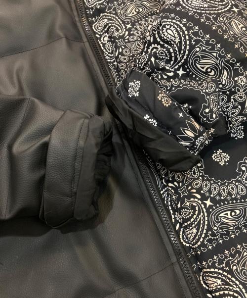 HARSH AND CRUEL（ハーシュアンドクルーエル）HARSH AND CRUEL (ハーシュアンドクルーエル) ペイズリー中綿ジャケット ブラック サイズ:Mの古着・服飾アイテム