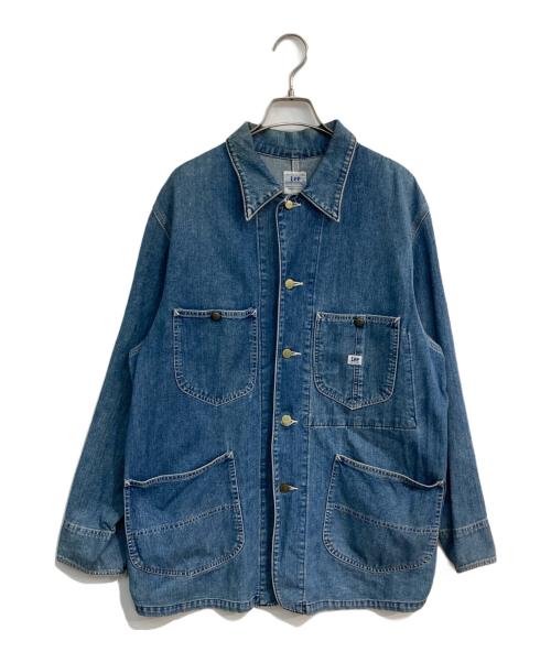 LEE（リー）LEE (リー) 91-J SANFORIZED デニムカバーオール　90‘s ハウスタグ復刻 0412 　E513-LT067 インディゴ サイズ:Mの古着・服飾アイテム