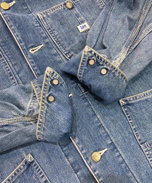 LEE（リー）LEE (リー) 91-J SANFORIZED デニムカバーオール　90‘s ハウスタグ復刻 0412 　E513-LT067 インディゴ サイズ:Mの古着・服飾アイテム