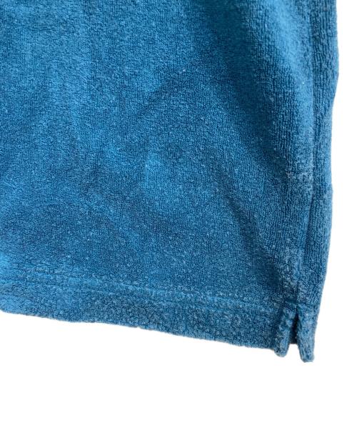 stussy（ステューシー）stussy (ステューシー) パイル地ハーフジップシャツ ブルー サイズ:Mの古着・服飾アイテム