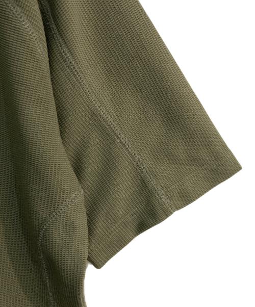 stussy（ステューシー）stussy (ステューシー) SSリンクロゴドライポロシャツ カーキ サイズ:Mの古着・服飾アイテム