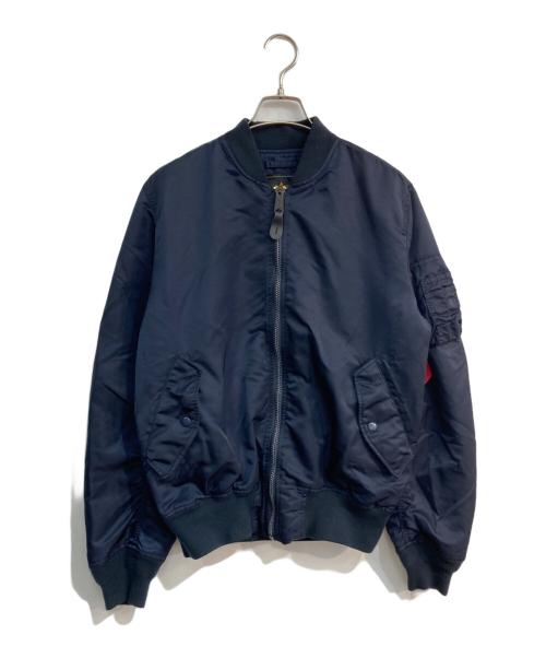 AVIREX（アヴィレックス）AVIREX (アヴィレックス) L-2B フライトナイロンジャケット ネイビー サイズ:Lの古着・服飾アイテム