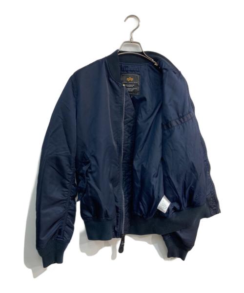 AVIREX（アヴィレックス）AVIREX (アヴィレックス) L-2B フライトナイロンジャケット ネイビー サイズ:Lの古着・服飾アイテム