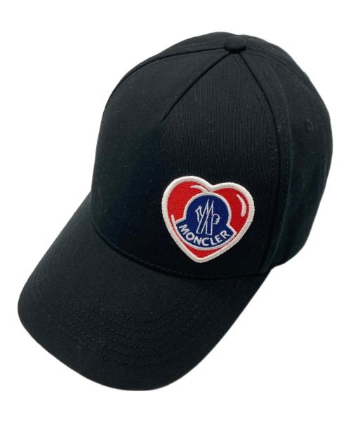 MONCLER（モンクレール）MONCLER (モンクレール) パッチディテール キャップ ブラックの古着・服飾アイテム
