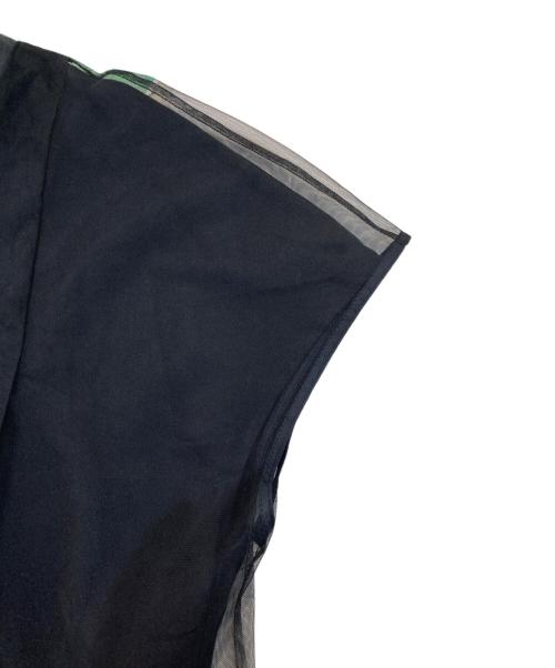 UNTITLED（アンタイトル）UNTITLED (アンタイトル) エアリーチュールカットソー ブラック サイズ:4 未使用品の古着・服飾アイテム