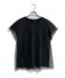 UNTITLED（アンタイトル）の古着「エアリーチュールカットソー」｜ブラック