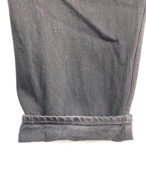 COMOLI（コモリ）COMOLI (コモリ) デニム ベルテッドパンツ ブラック サイズ:Freeの古着・服飾アイテム
