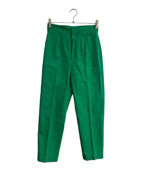 green label relaxing（グリーンレーベルリラクシング）green label relaxing (グリーンレーベルリラクシング) サイドタブバレルテーパード パンツ　3514-138-1834-6550 グリーン サイズ:38 未使用品の古着・服飾アイテム