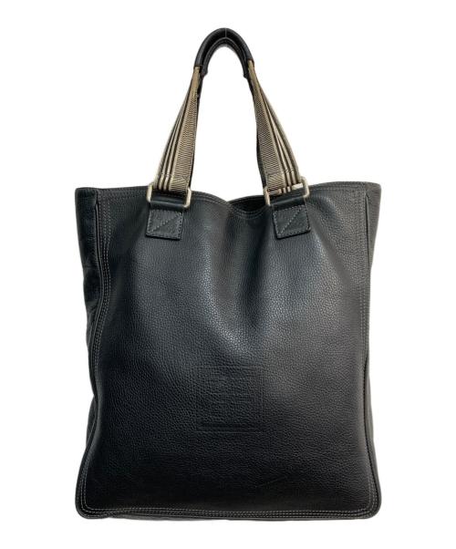 GIVENCHY（ジバンシィ）GIVENCHY (ジバンシィ) レザートートバッグ ブラックの古着・服飾アイテム