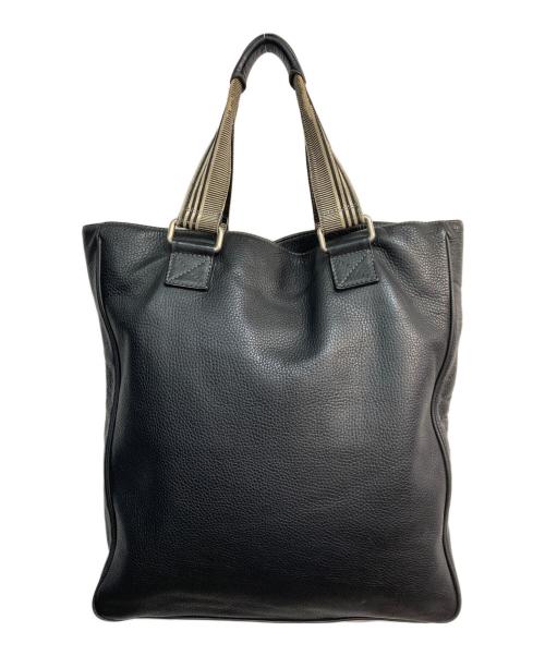 GIVENCHY（ジバンシィ）GIVENCHY (ジバンシィ) レザートートバッグ ブラックの古着・服飾アイテム