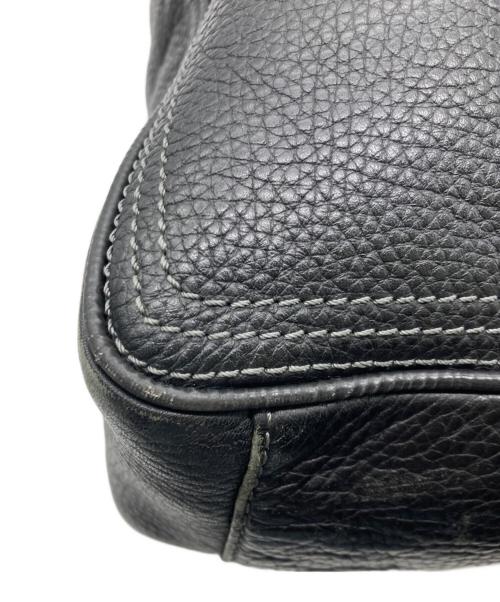 GIVENCHY（ジバンシィ）GIVENCHY (ジバンシィ) レザートートバッグ ブラックの古着・服飾アイテム