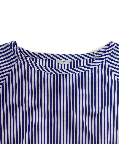 ichi（イチ）ichi (イチ) ストライプシャツ ブルー×ホワイト サイズ:表記無しの古着・服飾アイテム