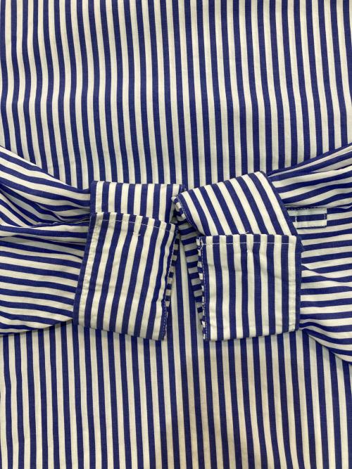ichi（イチ）ichi (イチ) ストライプシャツ ブルー×ホワイト サイズ:表記無しの古着・服飾アイテム