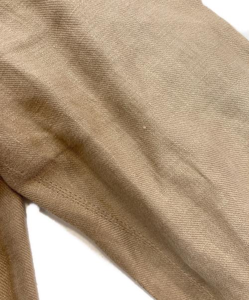 MACKINTOSH PHILOSOPHY（マッキントッシュ フィロソフィー）MACKINTOSH PHILOSOPHY (マッキントッシュ フィロソフィー) リネンノーカラージャケット ベージュ サイズ:38の古着・服飾アイテム
