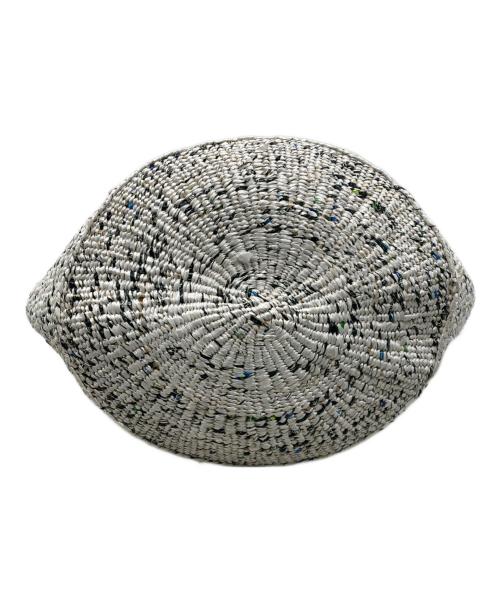 no-brand（ノーブランド）no-brand (ノーブランド) ザイザルバッグ ホワイトの古着・服飾アイテム