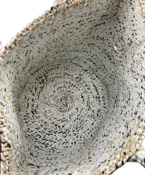 no-brand（ノーブランド）no-brand (ノーブランド) ザイザルバッグ ホワイトの古着・服飾アイテム