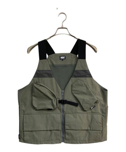 HELLY HANSEN（ヘリーハンセン）HELLY HANSEN (ヘリーハンセン) HHAngler Utility Vest グリーン サイズ:Lの古着・服飾アイテム