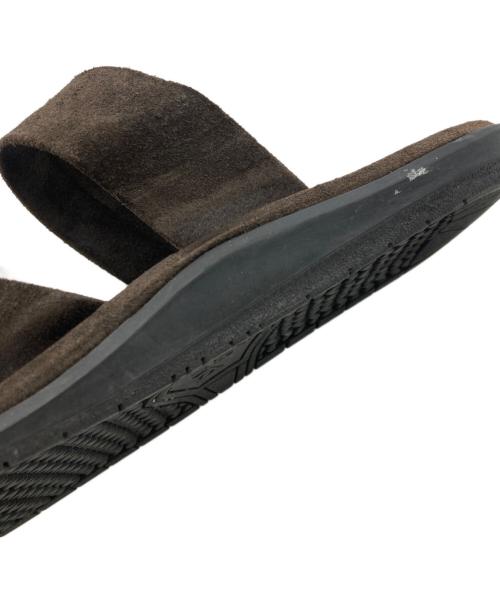 ISLAND SLIPPER（アイランドスリッパ）ISLAND SLIPPER (アイランドスリッパ) スウェードクロスストラップサンダル ブラウン サイズ:-の古着・服飾アイテム