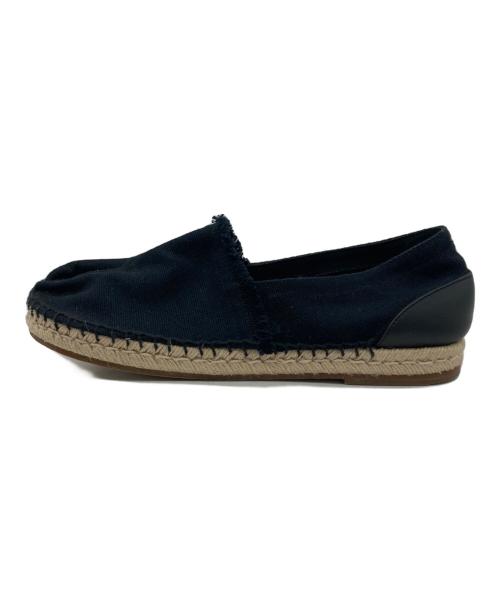Maison Margiela（メゾンマルジェラ）Maison Margiela (メゾンマルジェラ) Tabi COTTON ESPADRILLES ブラック サイズ:40の古着・服飾アイテム