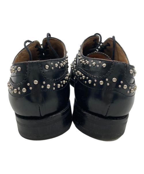 CHURCH'S（チャーチ）CHURCH'S (チャーチ) スタッズウィングチップシューズ ブラック サイズ:37 1/2の古着・服飾アイテム