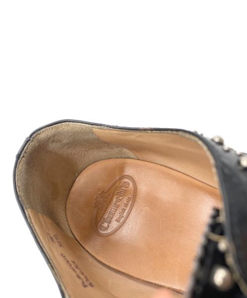 CHURCH'S（チャーチ）CHURCH'S (チャーチ) スタッズウィングチップシューズ ブラック サイズ:37 1/2の古着・服飾アイテム