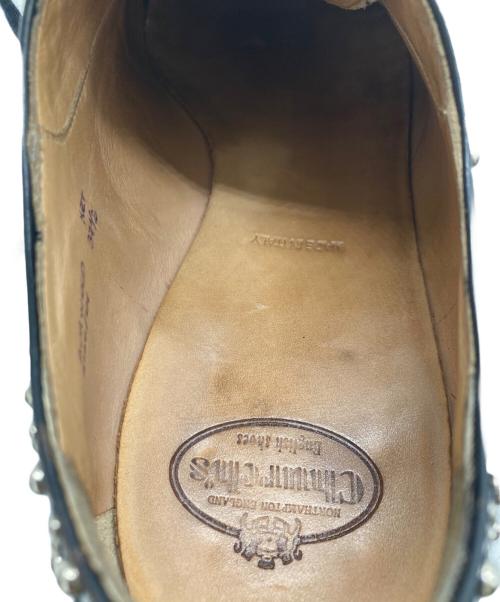 CHURCH'S（チャーチ）CHURCH'S (チャーチ) スタッズウィングチップシューズ ブラック サイズ:37 1/2の古着・服飾アイテム