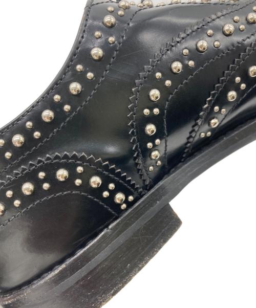 CHURCH'S（チャーチ）CHURCH'S (チャーチ) スタッズウィングチップシューズ ブラック サイズ:37 1/2の古着・服飾アイテム