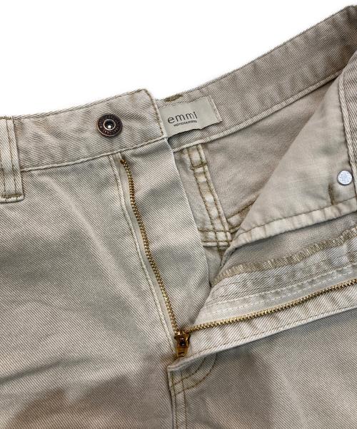 emmi atelier（エミアトリエ）emmi atelier (エミアトリエ) スカートレイヤードセミフレアパンツ　25SS　13WFP251069 ベージュ サイズ:1の古着・服飾アイテム