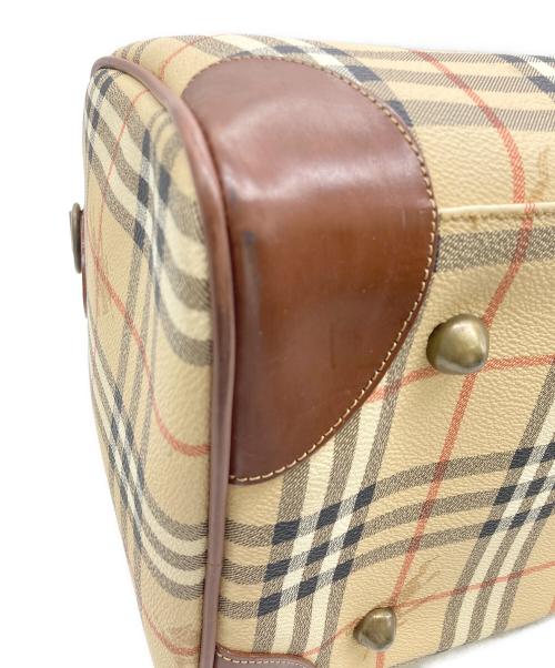 Burberry's（バーバリーズ）Burberry's (バーバリーズ) ノバチェックボストンバッグ ベージュの古着・服飾アイテム
