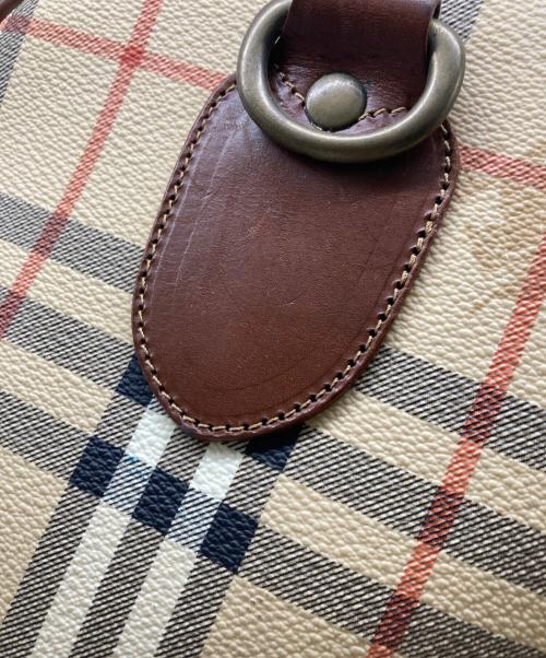 Burberry's（バーバリーズ）Burberry's (バーバリーズ) ノバチェックボストンバッグ ベージュの古着・服飾アイテム
