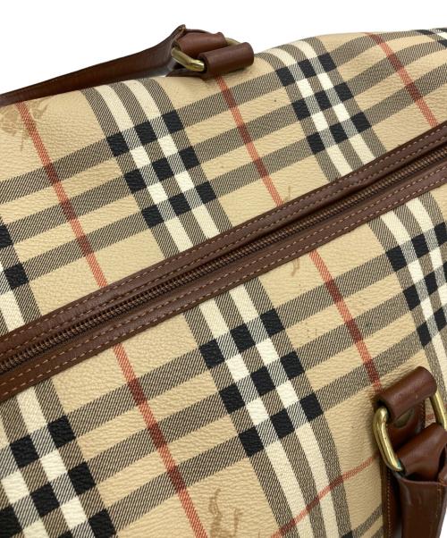 Burberry's（バーバリーズ）Burberry's (バーバリーズ) ノバチェックボストンバッグ ベージュの古着・服飾アイテム