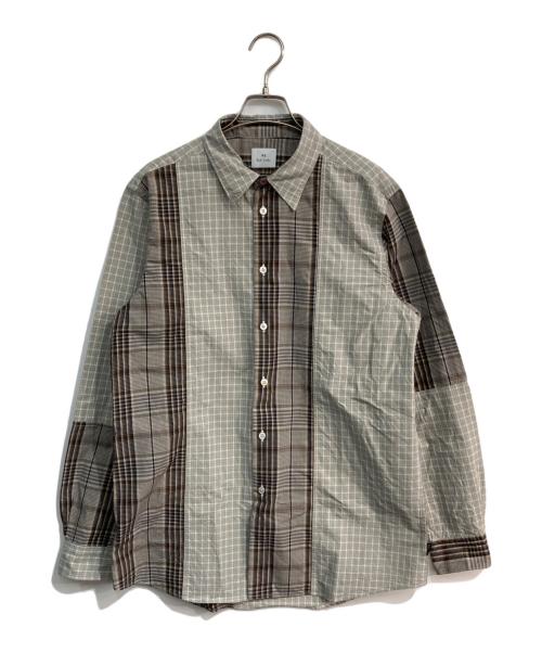 PAUL SMITH（ポールスミス）Paul Smith (ポールスミス) 長袖チェックシャツ　PY-WR-79573 カーキ×ブラウン サイズ:Lの古着・服飾アイテム