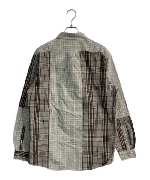 PAUL SMITH（ポールスミス）Paul Smith (ポールスミス) 長袖チェックシャツ　PY-WR-79573 カーキ×ブラウン サイズ:Lの古着・服飾アイテム