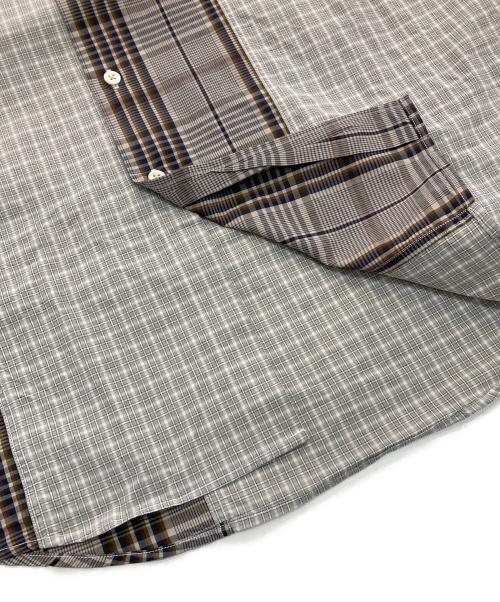 PAUL SMITH（ポールスミス）Paul Smith (ポールスミス) 長袖チェックシャツ　PY-WR-79573 カーキ×ブラウン サイズ:Lの古着・服飾アイテム