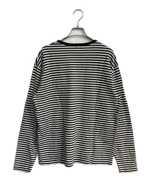 Ron Herman（ロンハーマン）Ron Herman (ロンハーマン) 長袖ボーダーカットソー ホワイト×ブラック サイズ:Ｓの古着・服飾アイテム