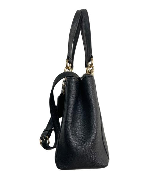 COACH（コーチ）COACH (コーチ) 2WAYトートバッグ ブラックの古着・服飾アイテム