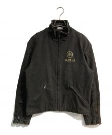 YAMAHA（ヤマハ）の古着「Logo Design Loose High Neck Duck Jacket  90‘s　10103」｜ブラック