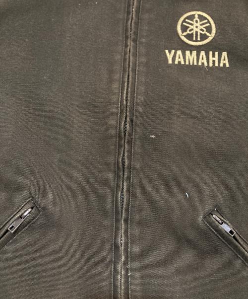 YAMAHA（ヤマハ）YAMAHA (ヤマハ) Logo Design Loose High Neck Duck Jacket  90‘s　10103 ブラック サイズ:Mの古着・服飾アイテム