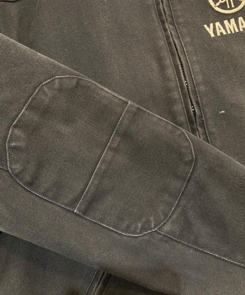 YAMAHA（ヤマハ）YAMAHA (ヤマハ) Logo Design Loose High Neck Duck Jacket  90‘s　10103 ブラック サイズ:Mの古着・服飾アイテム