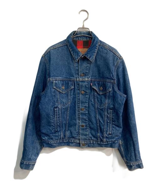 LEVI'S（リーバイス）LEVI'S (リーバイス) 裏地ネルデニムジャケット　80‘s-90‘s USA製　70411-0816 インディゴ サイズ:42Rの古着・服飾アイテム