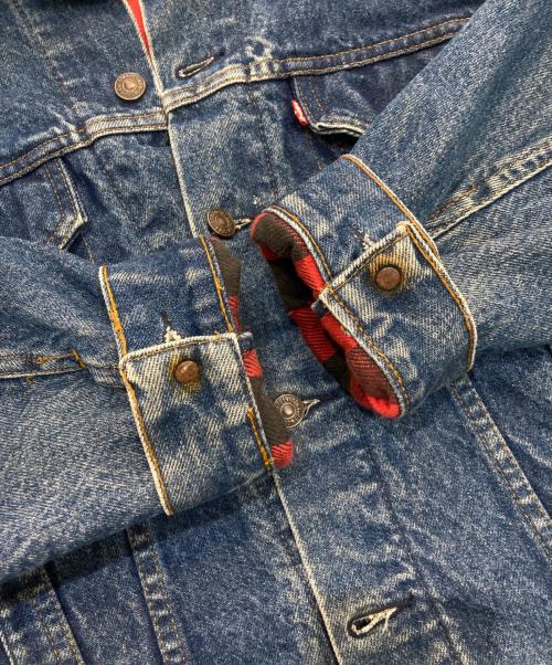 LEVI'S（リーバイス）LEVI'S (リーバイス) 裏地ネルデニムジャケット　80‘s-90‘s USA製　70411-0816 インディゴ サイズ:42Rの古着・服飾アイテム
