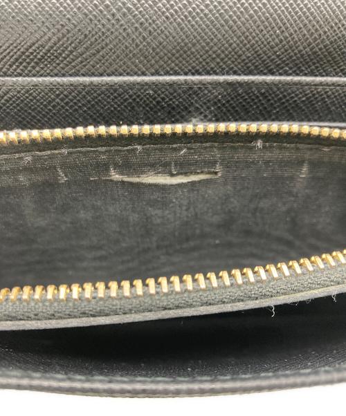 PRADA（プラダ）PRADA (プラダ) サフィアーノレザー 財布 ブラックの古着・服飾アイテム