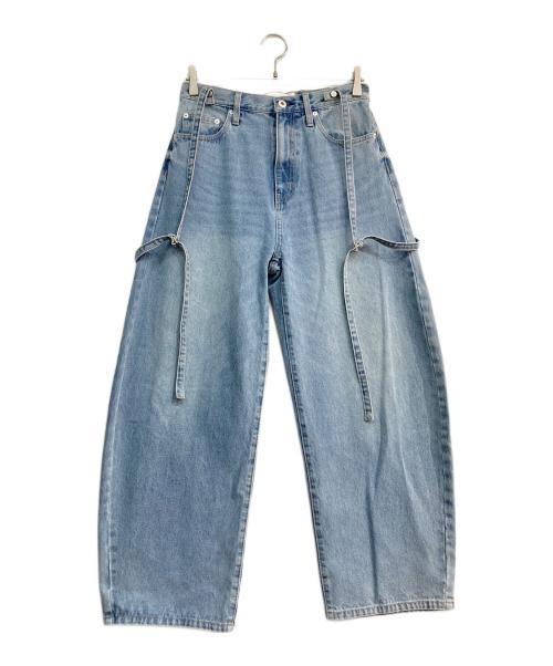 bon meur（ボンミュール）bon meur (ボンミュール) コクーン シルエット デニム パンツ インディゴ サイズ:40の古着・服飾アイテム