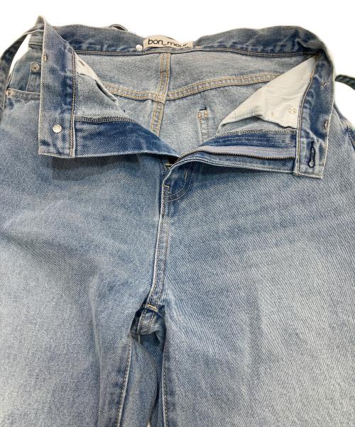 bon meur（ボンミュール）bon meur (ボンミュール) コクーン シルエット デニム パンツ インディゴ サイズ:40の古着・服飾アイテム