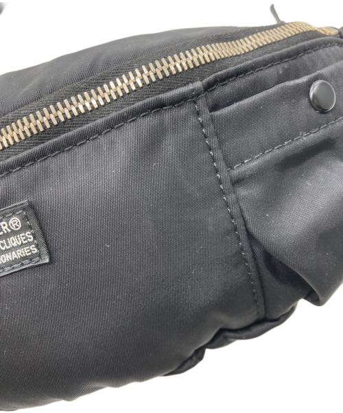 foot the coacher（フットザコーチャー）foot the coacher (フットザコーチャー) ウエストバッグ ブラックの古着・服飾アイテム